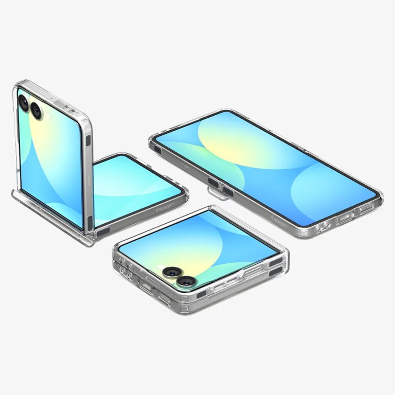 Spigen Ultra Hybrid Pro MagFit Backcover Samsung Galaxy Z Flip 7 - Clear / White - Afbeelding 6