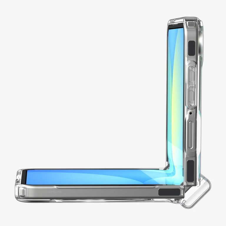 Spigen Ultra Hybrid Pro MagFit Backcover Samsung Galaxy Z Flip 7 - Clear / White - Afbeelding 5