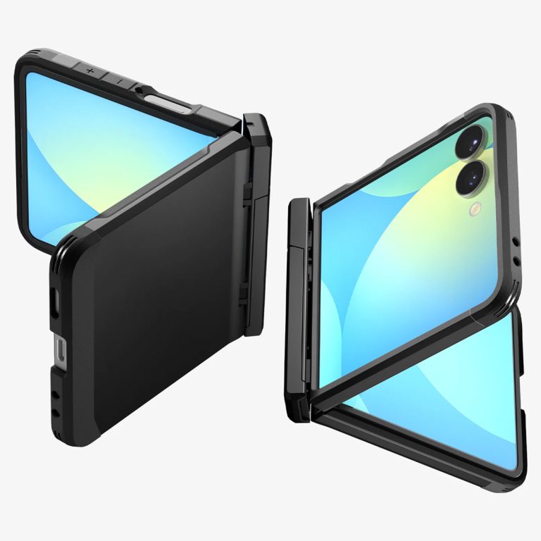 Spigen Tough Armor Pro Backcover MagFit Samsung Galaxy Z Flip 7 - Zwart - Afbeelding 7