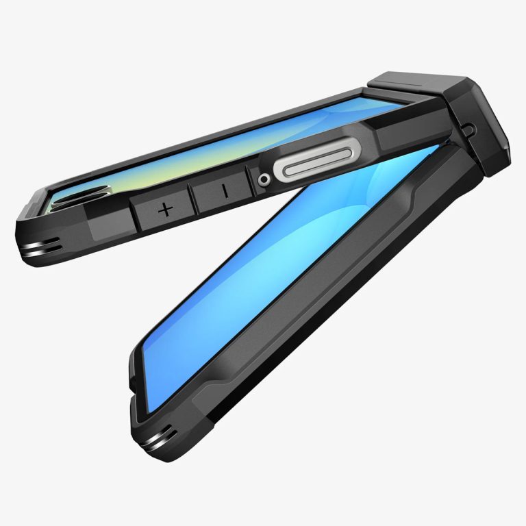 Spigen Tough Armor Pro Backcover MagFit Samsung Galaxy Z Flip 7 - Zwart - Afbeelding 2