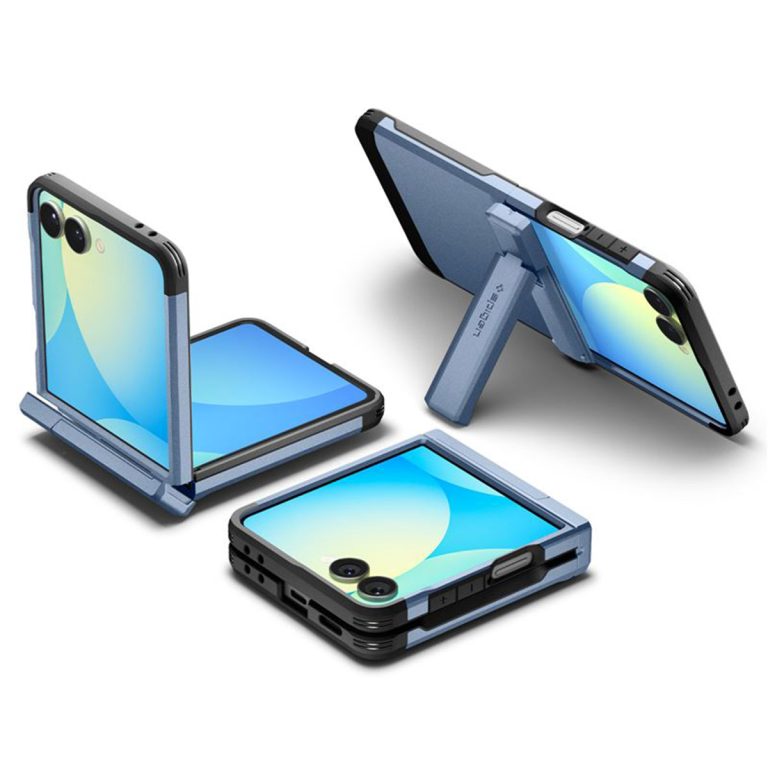 Spigen Tough Armor Pro Backcover MagFit Samsung Galaxy Z Flip 7 - Sierra Blue - Afbeelding 10