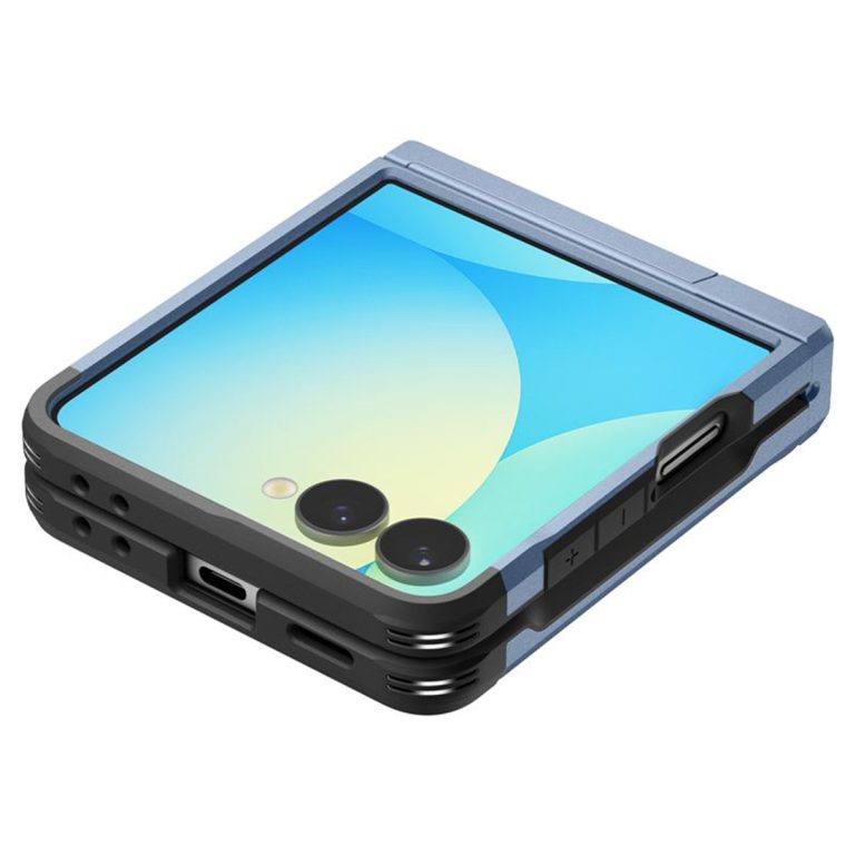 Spigen Tough Armor Pro Backcover MagFit Samsung Galaxy Z Flip 7 - Sierra Blue - Afbeelding 5