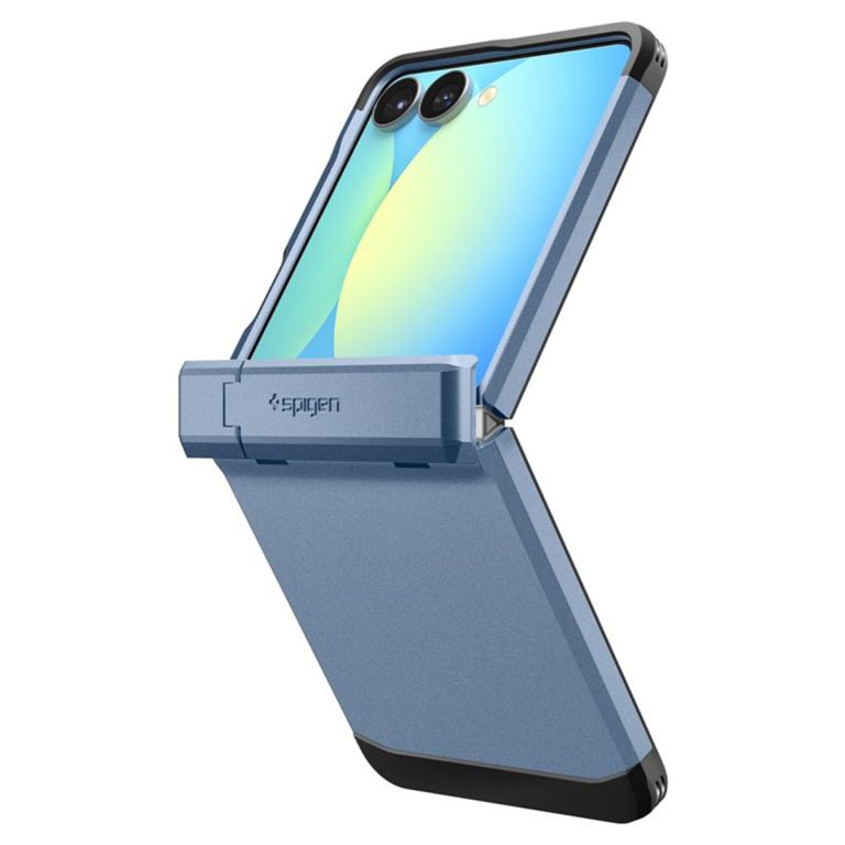 Spigen Tough Armor Pro Backcover MagFit Samsung Galaxy Z Flip 7 - Sierra Blue - Afbeelding 2