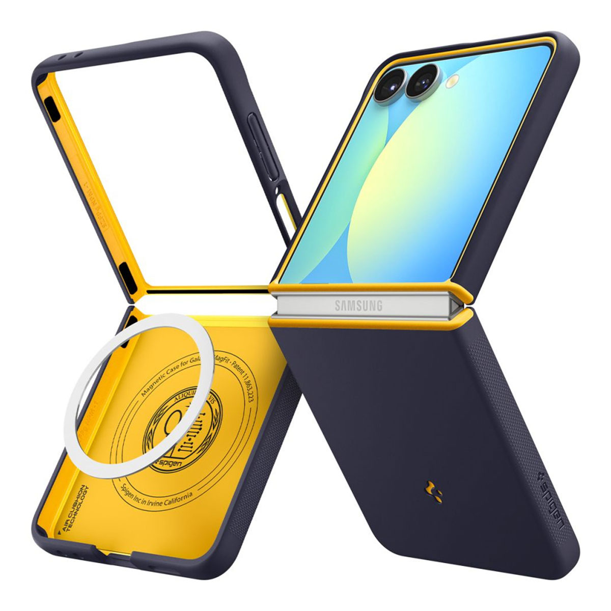 Spigen Nano Pop MagFit Backcover Samsung Galaxy Z Flip 7 – Blueberry Navy