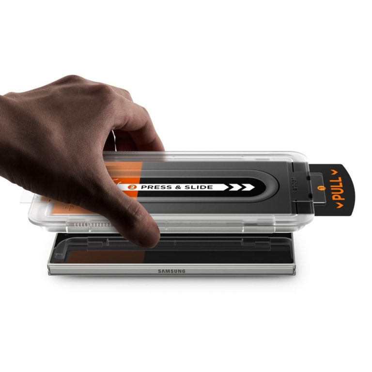 Spigen EZ Fit Glas.tR met Applicator - 1 pack Samsung Galaxy Z Fold 7 - Afbeelding 3