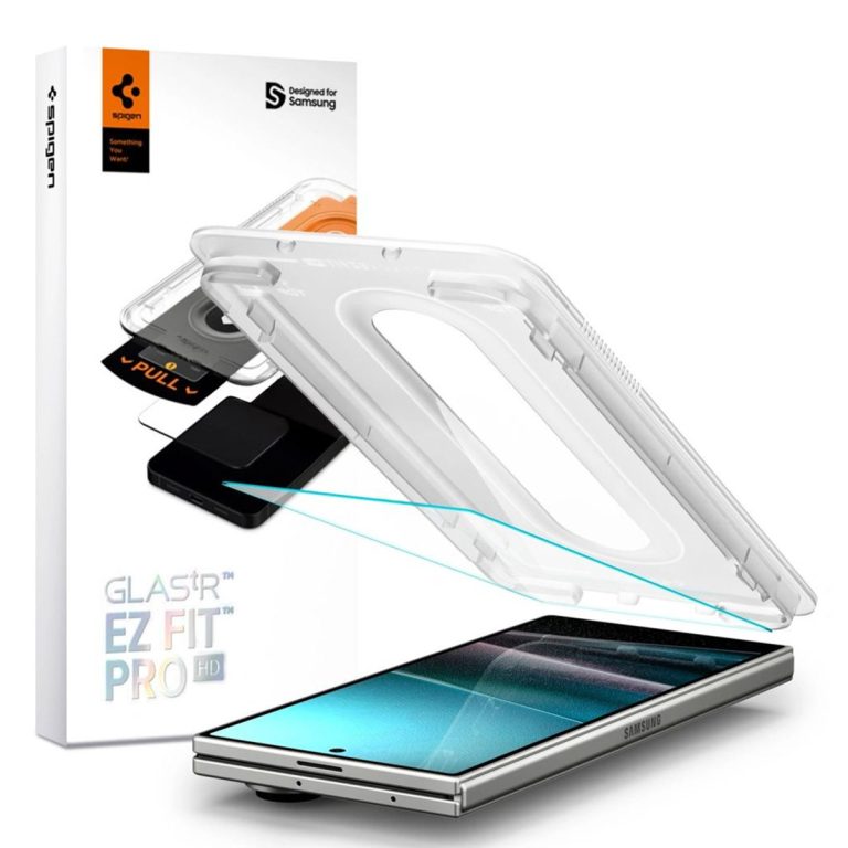 Spigen EZ Fit Glas.tR met Applicator - 1 pack Samsung Galaxy Z Fold 7 - Afbeelding 2