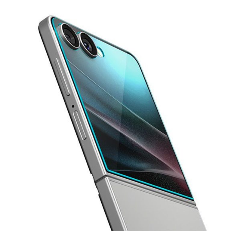 Spigen EZ Fit Glas.tR met Applicator - 1 pack Samsung Galaxy Z Flip 7 - Afbeelding 6