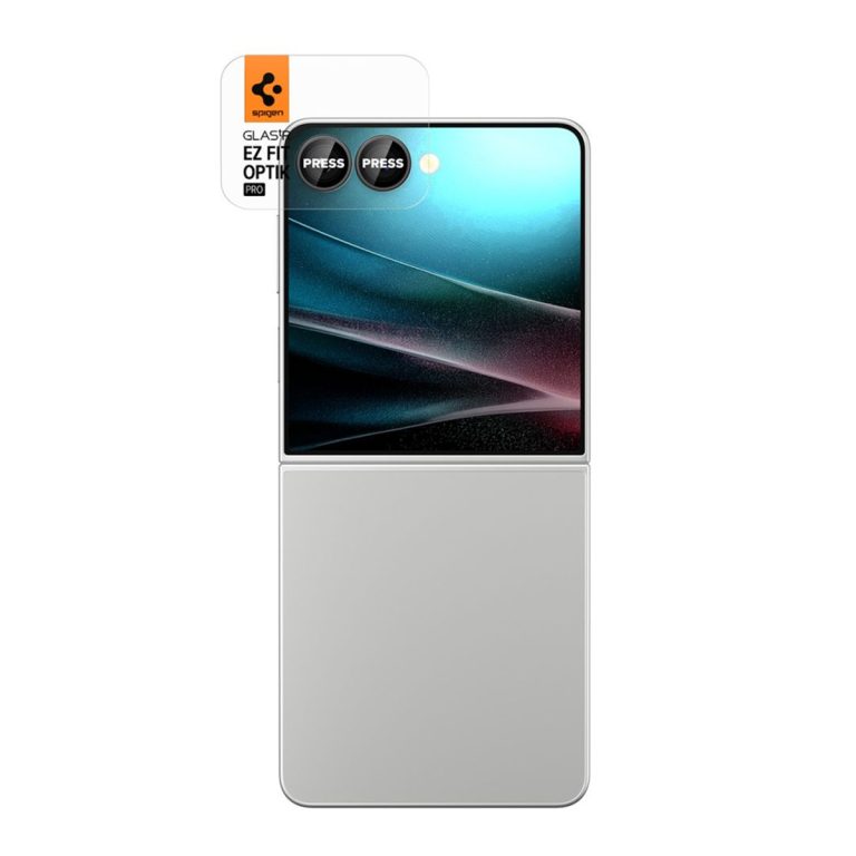 Spigen GLAStR EZ Fit Optik Pro Camera Protector 2 Pack Samsung Galaxy Z Flip 7 - Black - Afbeelding 4