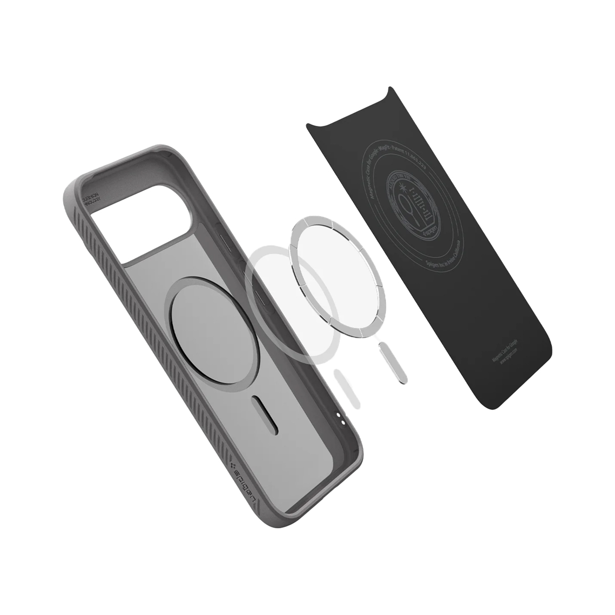 Spigen Liquid Air™ MagFit Backcover Google Pixel 10 / 10 Pro - Marble Grey - Afbeelding 6