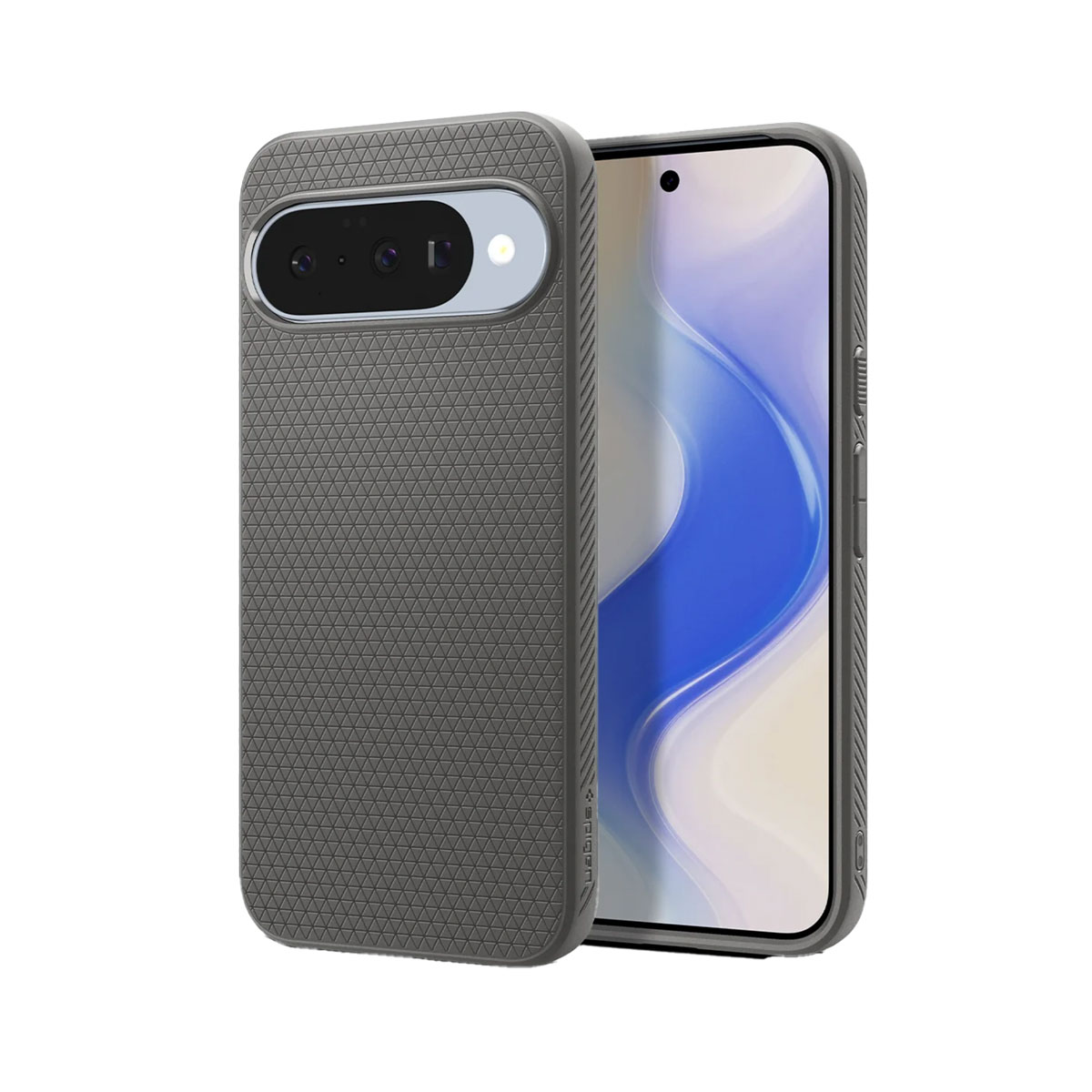 Spigen Liquid Air™ MagFit Backcover Google Pixel 10 / 10 Pro – Marble Grey