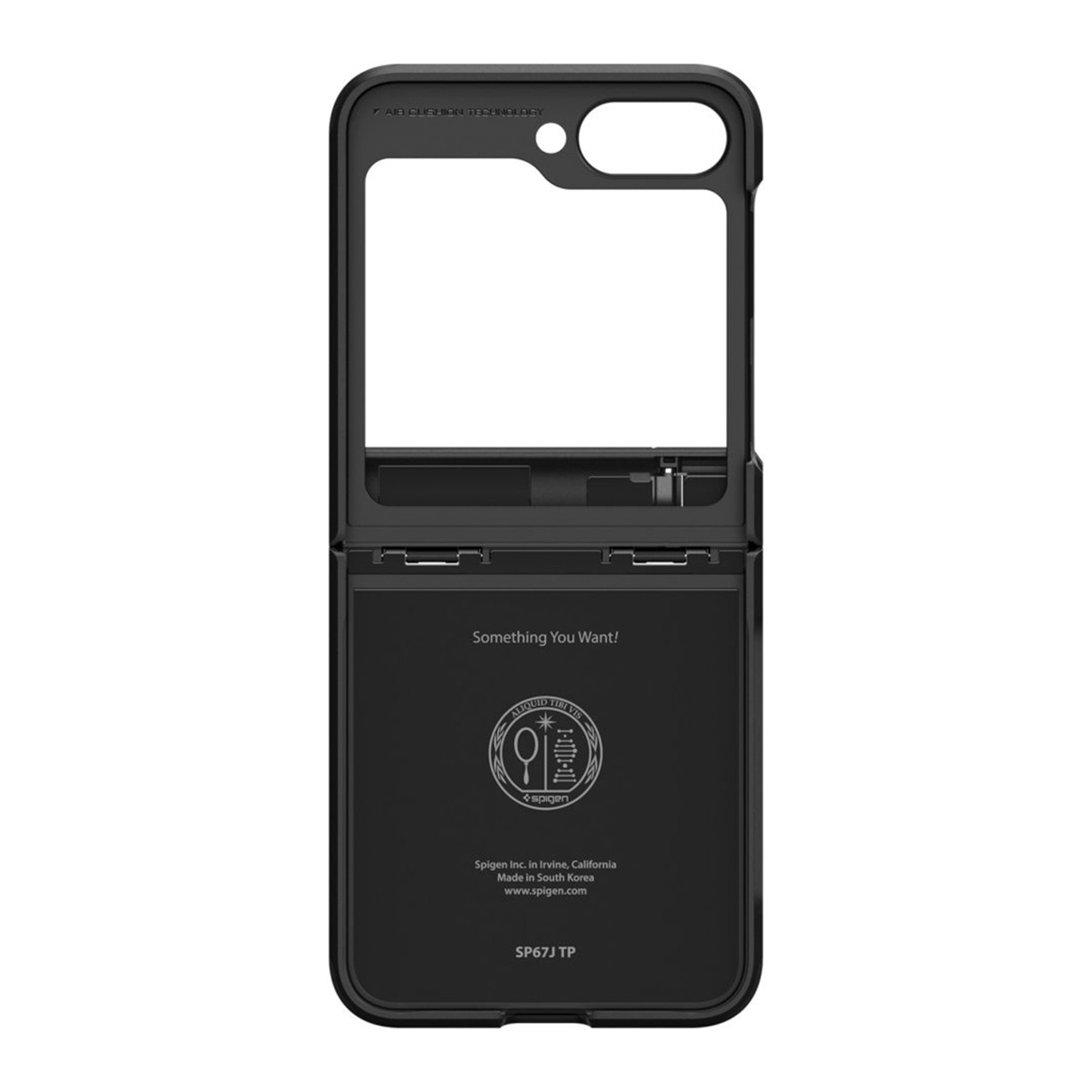 Spigen Tough Armor Pro Backcover Samsung Galaxy Z Flip 6 / Flip 7 FE - Black - Afbeelding 3