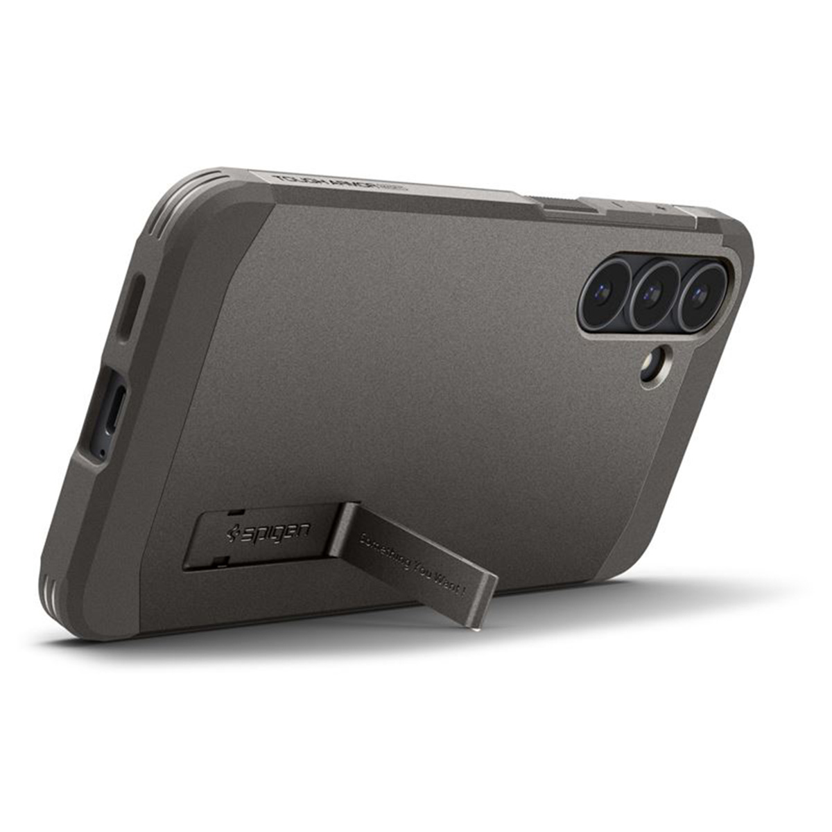 Spigen Tough Armor Backcover MagSafe Samsung Galaxy S25 FE - Gunmetal - Afbeelding 3