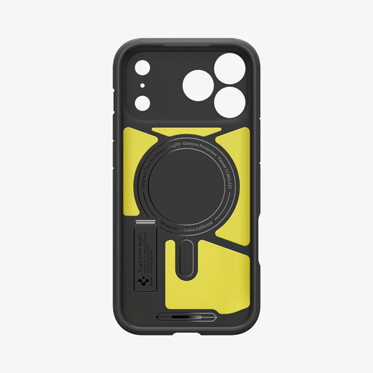 Spigen Tough Armor Backcover MagSafe Apple iPhone 17 Pro Max - Black - Afbeelding 7
