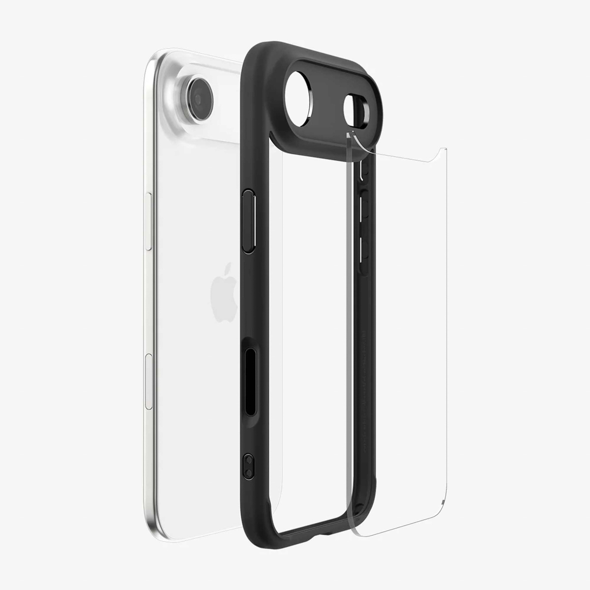 Spigen Ultra Hybrid Backcover Apple iPhone Air - Matte Black - Afbeelding 6