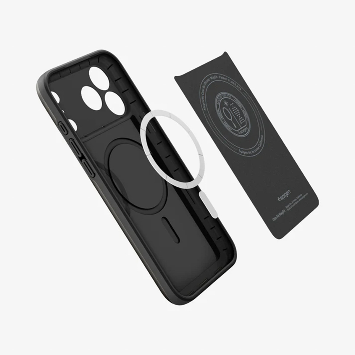 Spigen Thin Fit Backcover MagSafe Apple iPhone 17 Pro - Black - Afbeelding 6