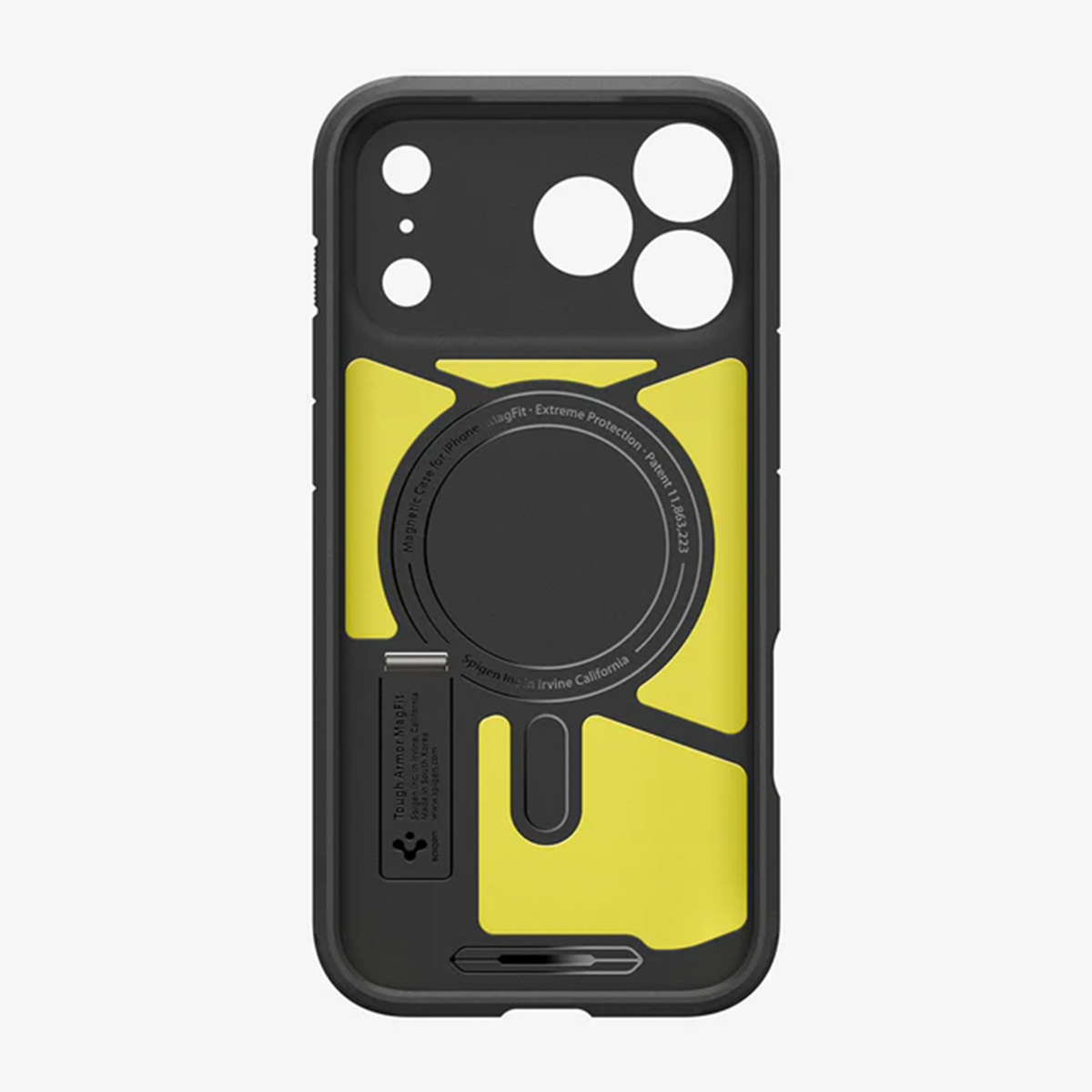 Spigen Tough Armor Backcover MagSafe Apple iPhone 17 Pro - Black - Afbeelding 6