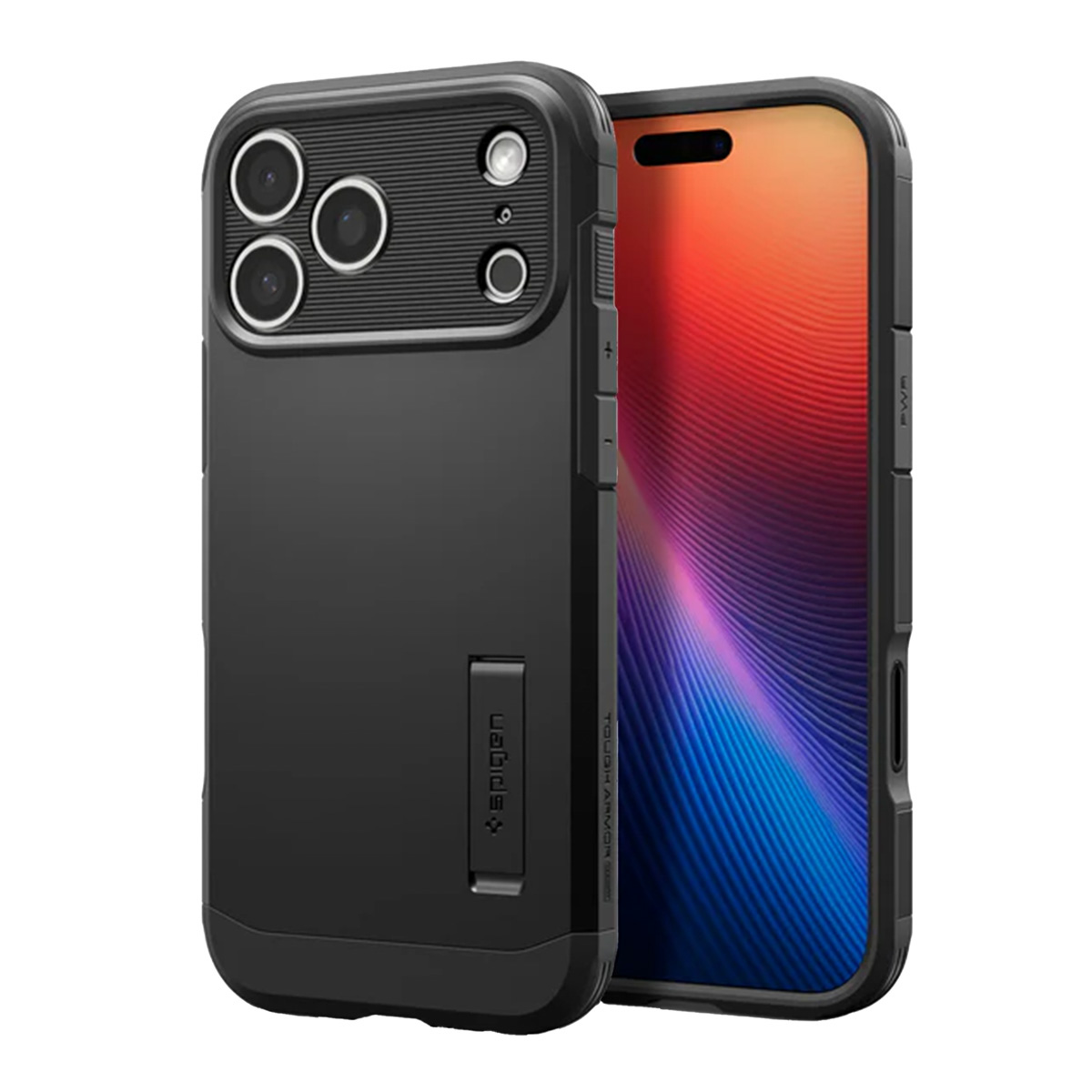 Spigen Tough Armor Backcover MagSafe Apple iPhone 17 Pro - Black - Afbeelding 7