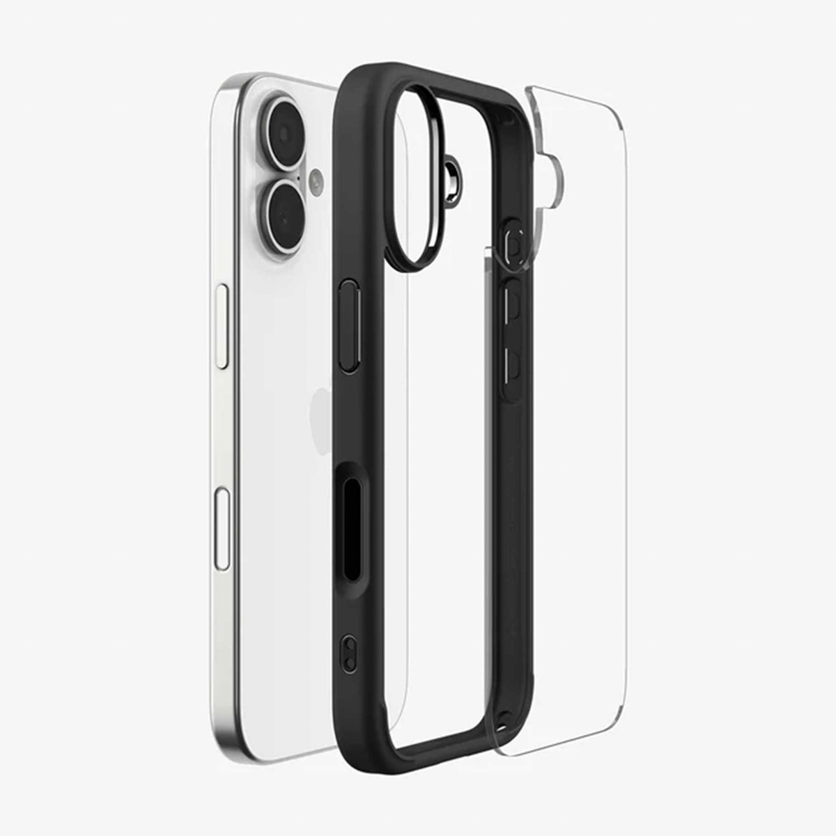 Spigen Ultra Hybrid Backcover Apple iPhone 17 - Matte Black - Afbeelding 5