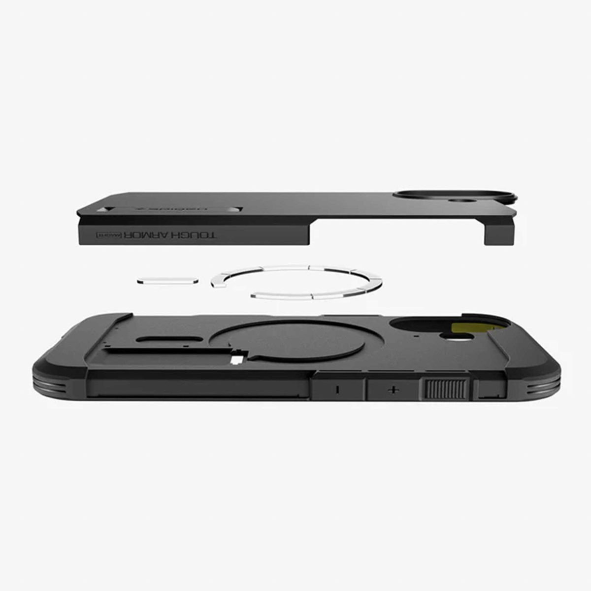 Spigen Tough Armor Backcover MagSafe Apple iPhone 17 - Black - Afbeelding 5