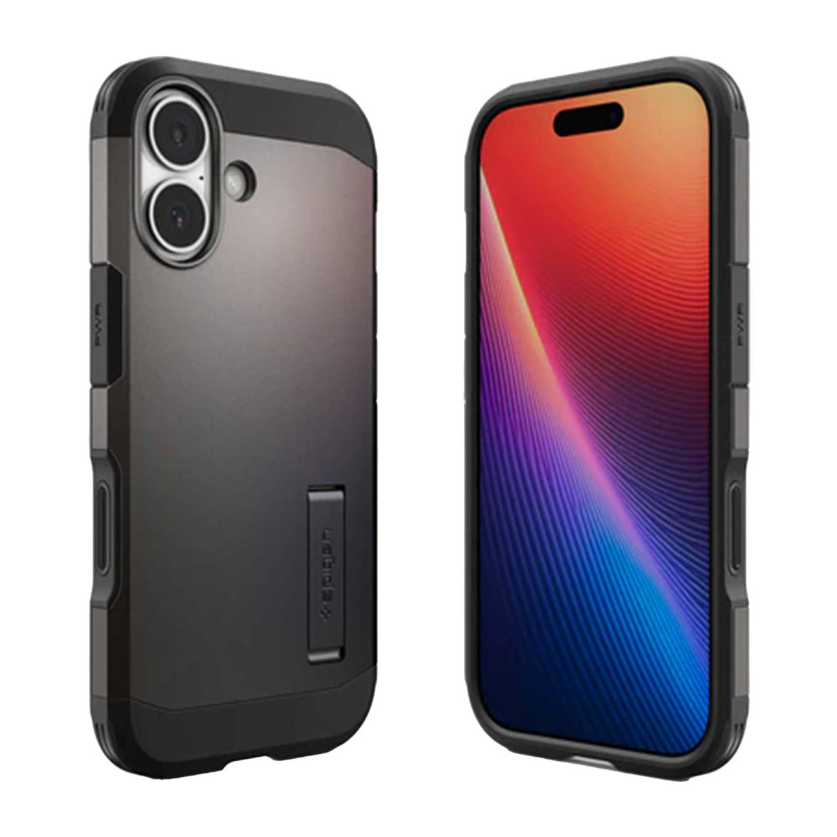 Spigen Tough Armor Backcover MagSafe Apple iPhone 17 - Gunmetal - Afbeelding 3