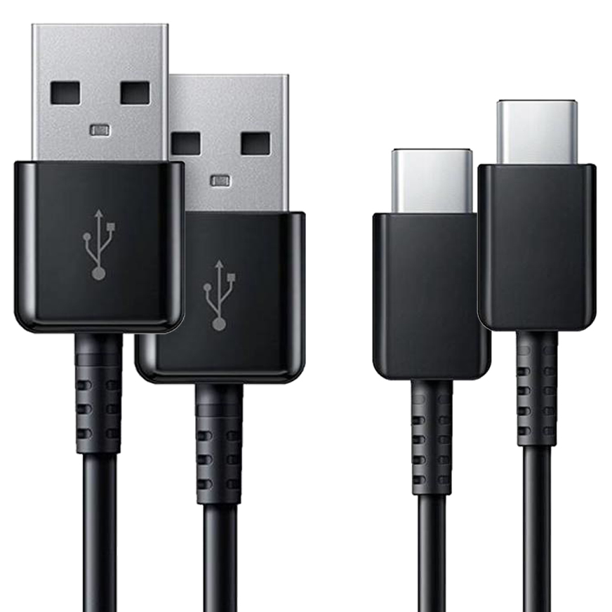 Samsung Originele USB-C naar USB kabel – 1,5 meter – Zwart – 2 stuks