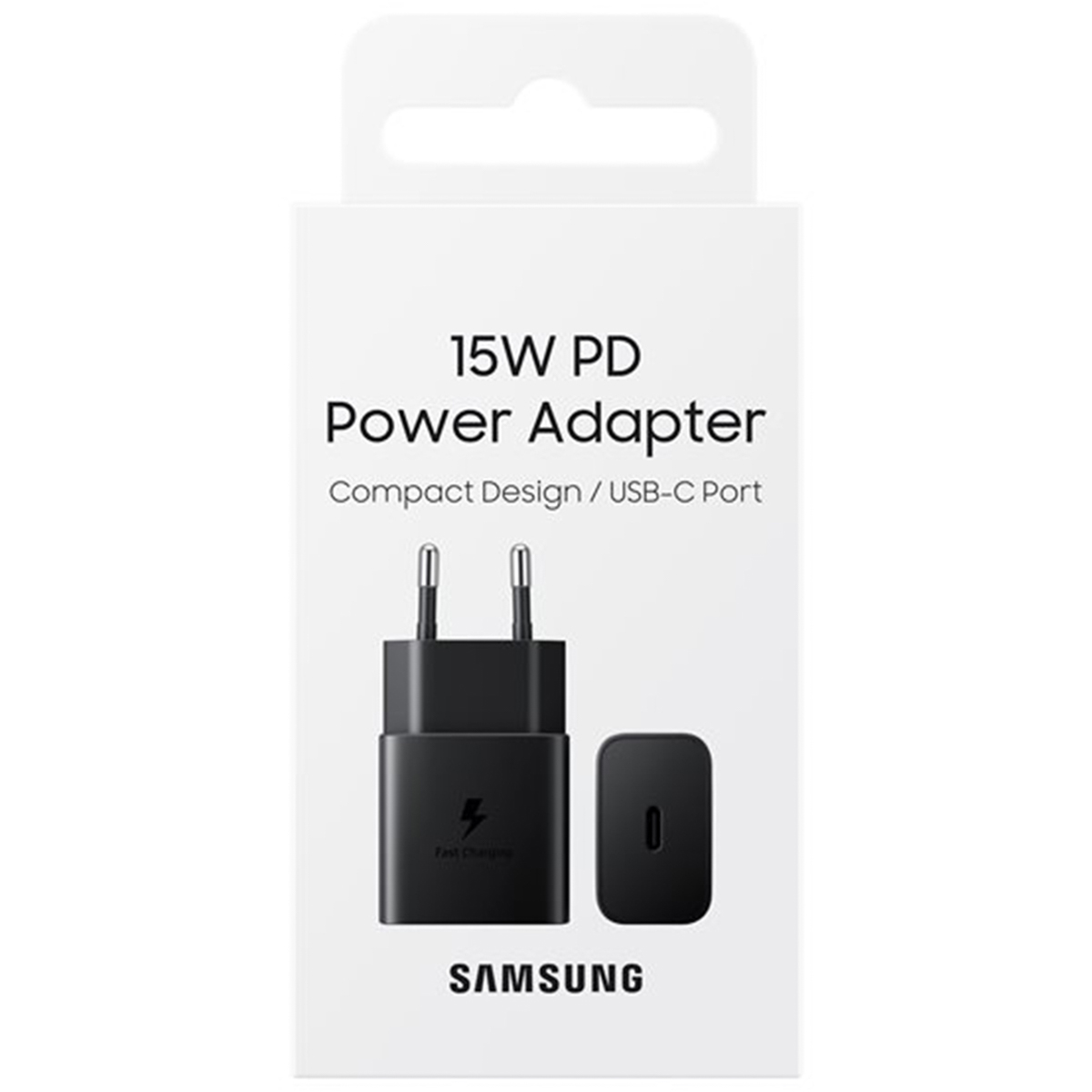 Samsung Originele Power Adapter - Oplader - USB-C aansluiting - Fast Charge - 15 Watt - Zwart - Afbeelding 2
