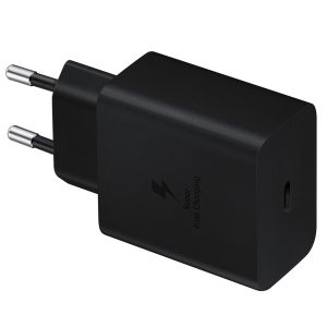 Samsung Originele Super Fast Charging Adapter USB-C oplader in Fabrieksverpakking - 45 watt - Zwart
