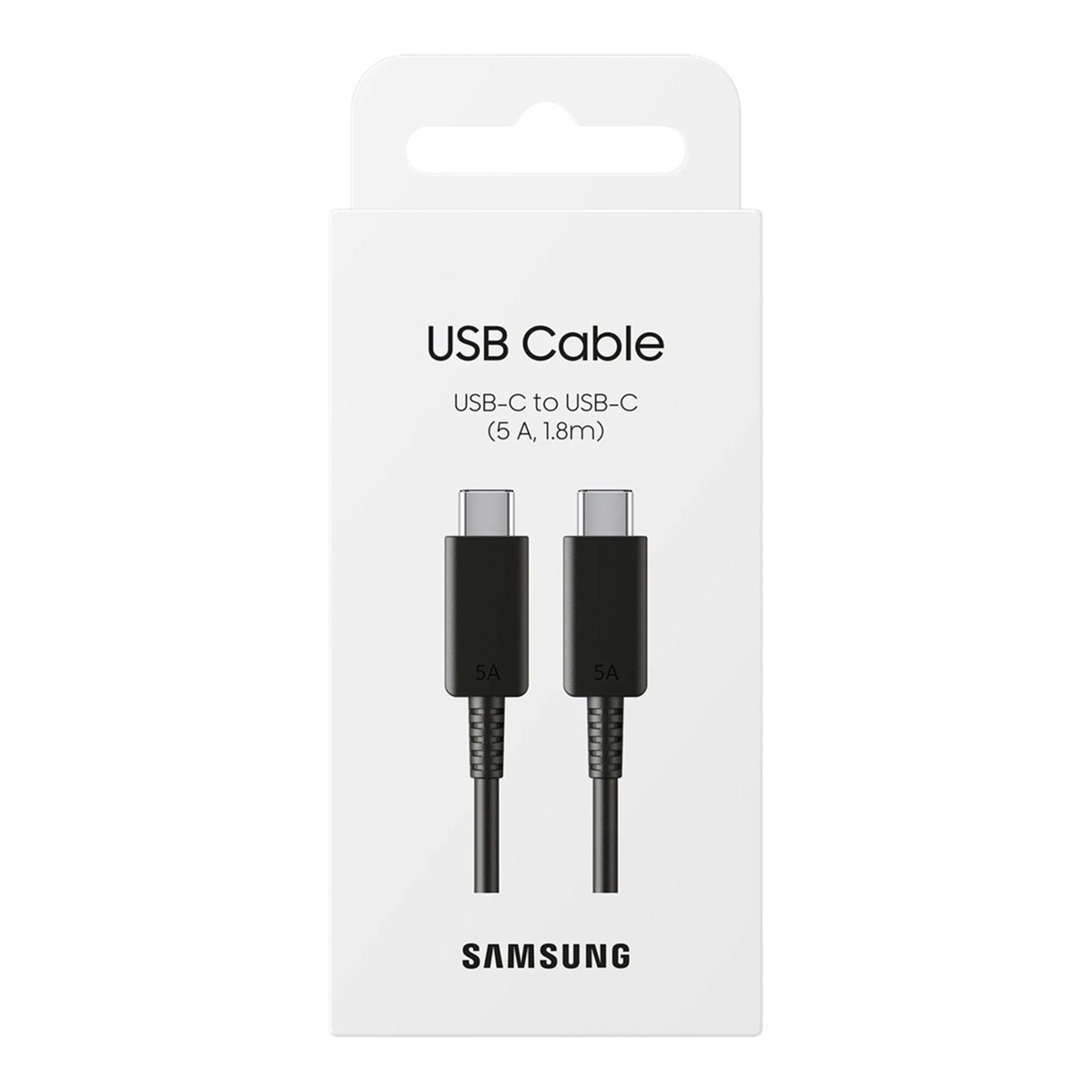 Samsung Originele USB-C naar USB-C kabel – 5A – 1.8 meter – Zwart