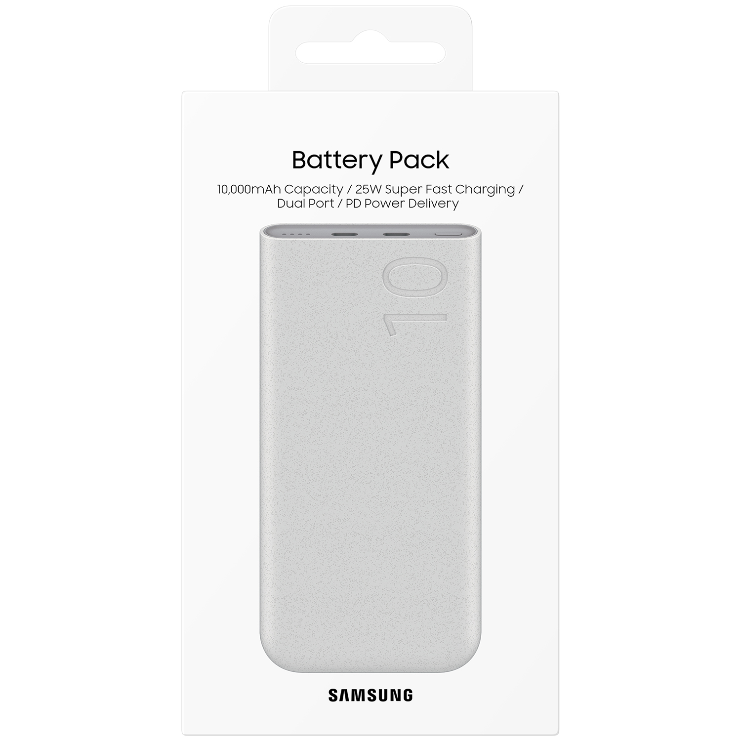 Samsung Batterij Pack 10.000 mAh - 25 Watt snelladen - 2x USB-C - Beige - Afbeelding 9