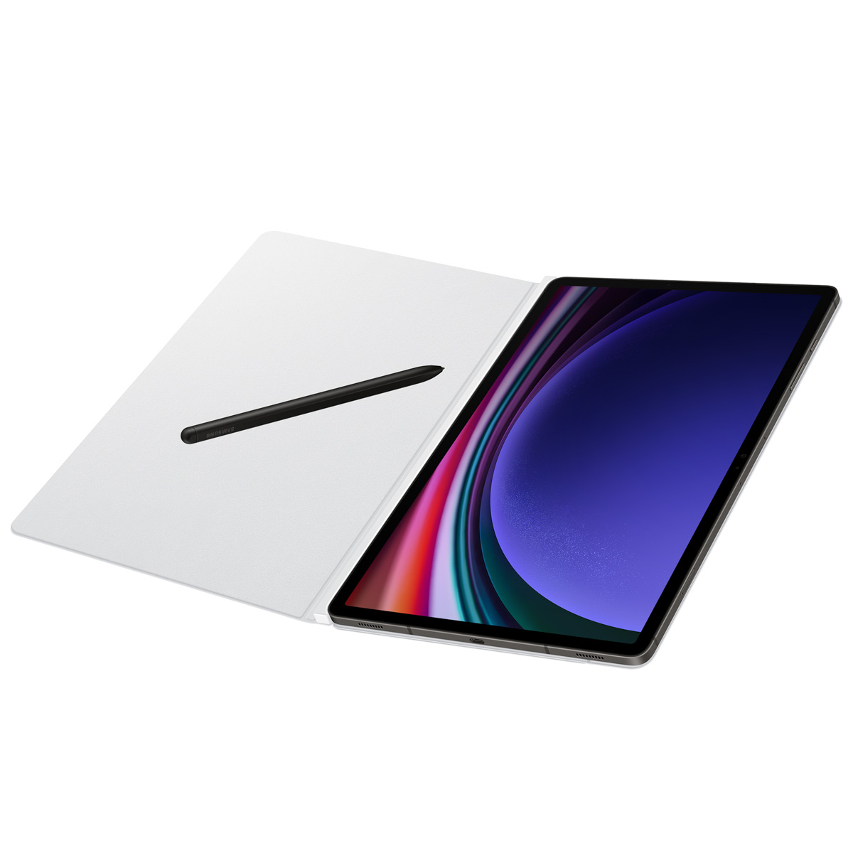 Samsung Originele Smart Book Cover Galaxy Tab S10 Plus / Tab S9 FE Plus / Tab S9 Plus - Wit - Afbeelding 10