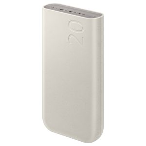 Samsung Batterij Pack 20.000 mAh - 45 Watt snelladen - 3x USB-C - Beige
