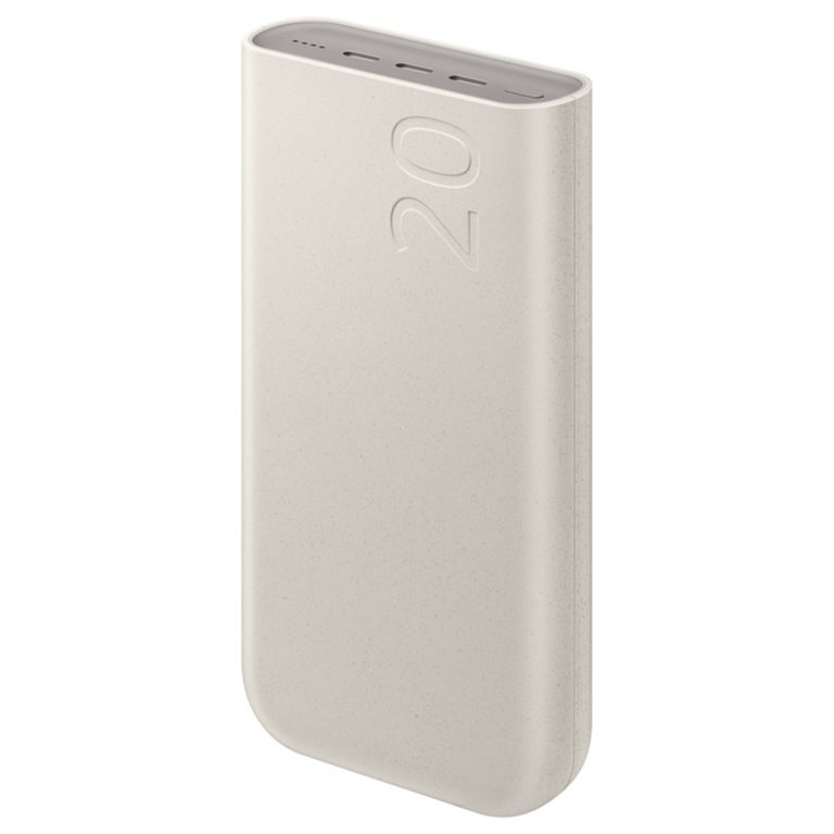 Samsung Batterij Pack 20.000 mAh - 45 Watt snelladen - 3x USB-C - Beige - Afbeelding 5