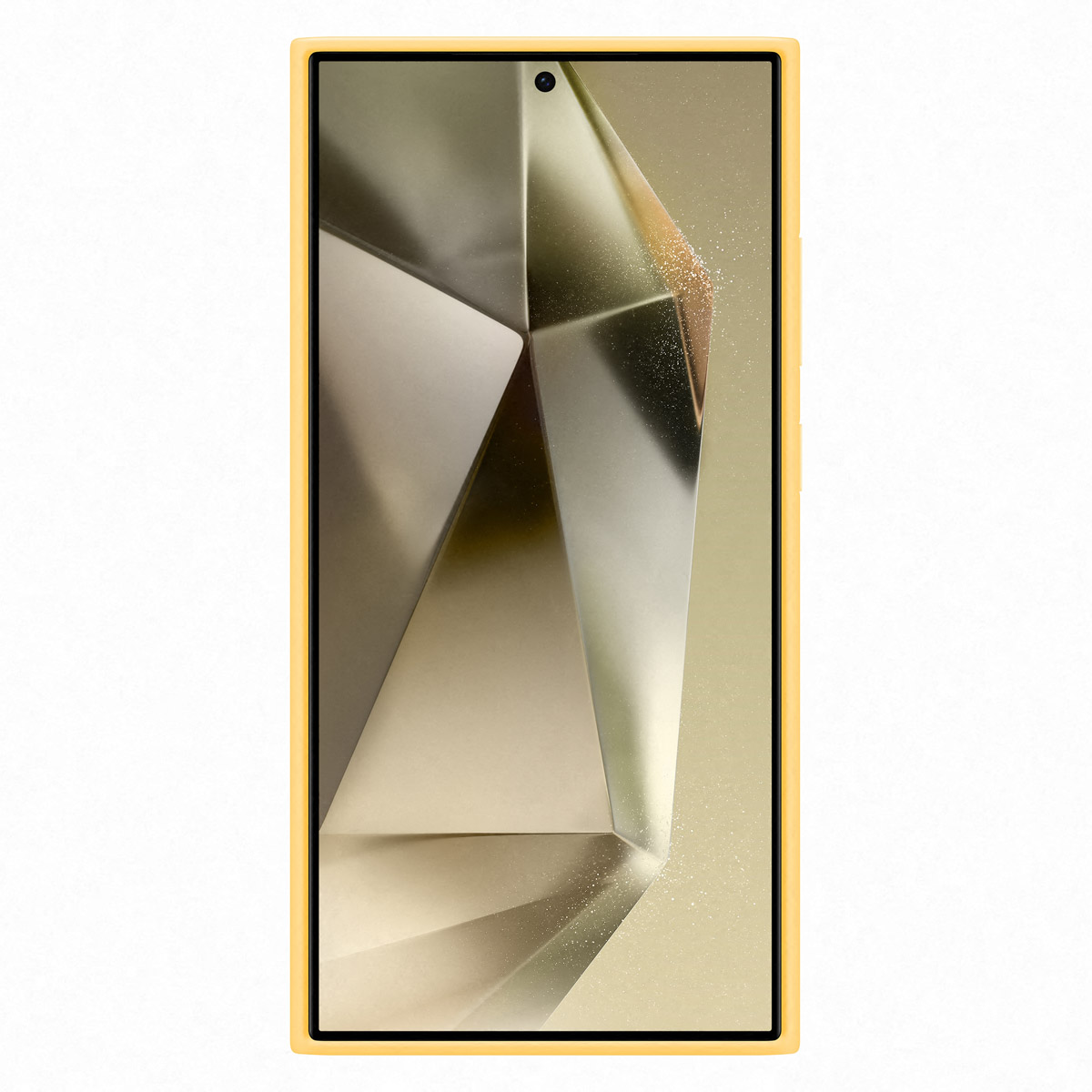 Originele Silicone Backcover Samsung Galaxy S24 Ultra - Yellow - Afbeelding 3