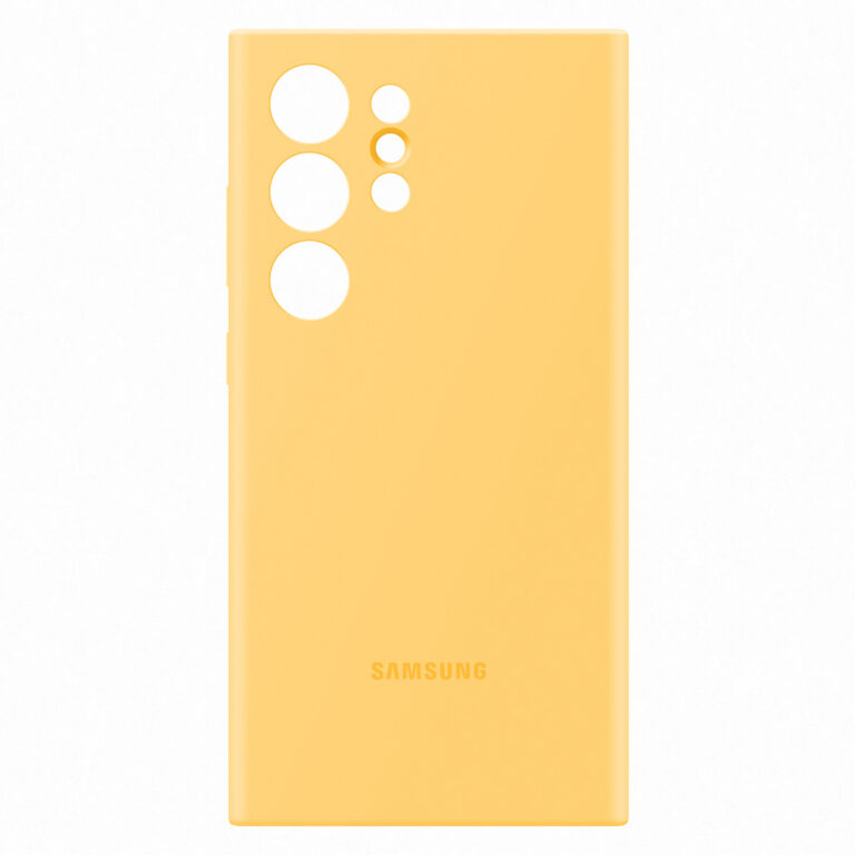 Samsung Originele Silicone Backcover Galaxy S24 Ultra- Yellow - Afbeelding 5