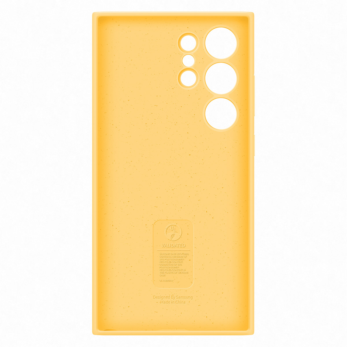 Originele Silicone Backcover Samsung Galaxy S24 Ultra - Yellow - Afbeelding 5