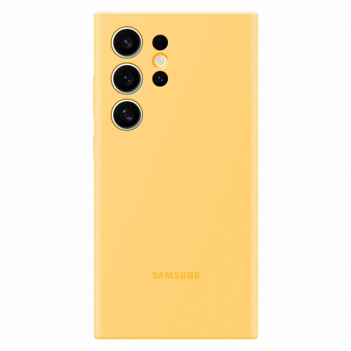 Originele Silicone Backcover Samsung Galaxy S24 Ultra – Yellow