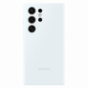 Originele Silicone Backcover Samsung Galaxy S24 Ultra - White
