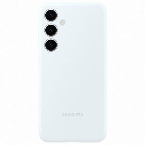 Originele Silicone Backcover Samsung Galaxy S24 Plus - White