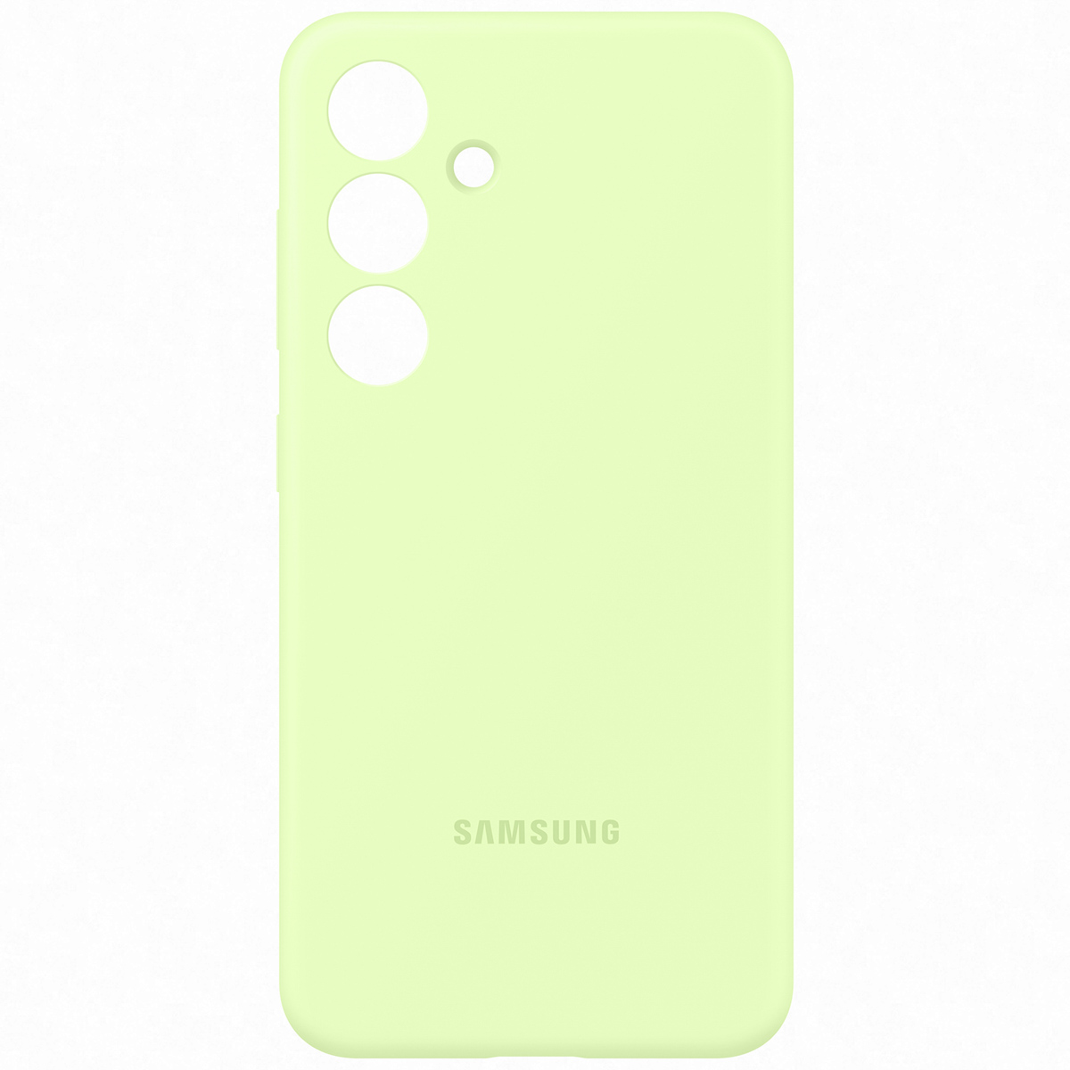 Originele Silicone Backcover Samsung Galaxy S24 - Light Green - Afbeelding 4