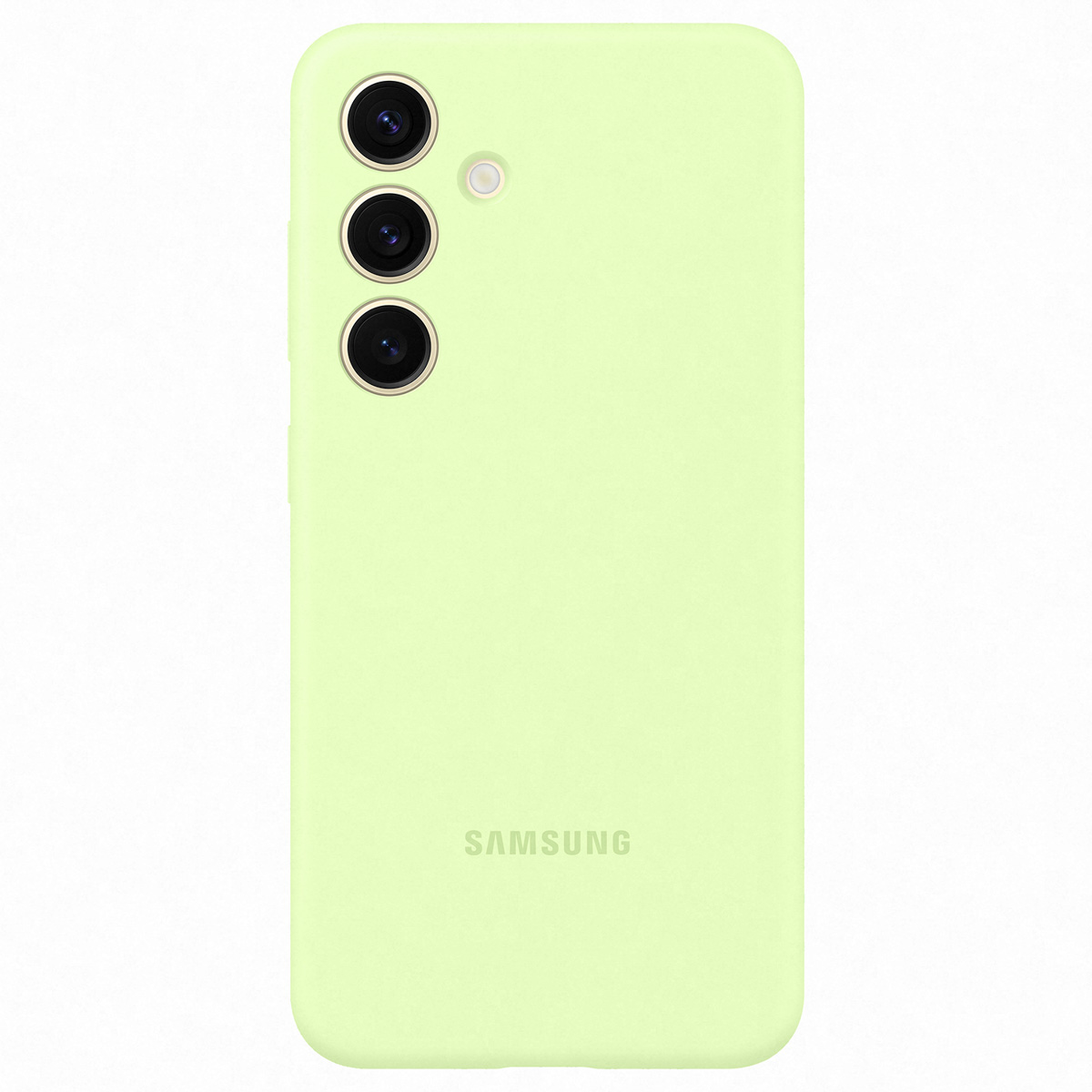 Originele Silicone Backcover Samsung Galaxy S24 – Light Green