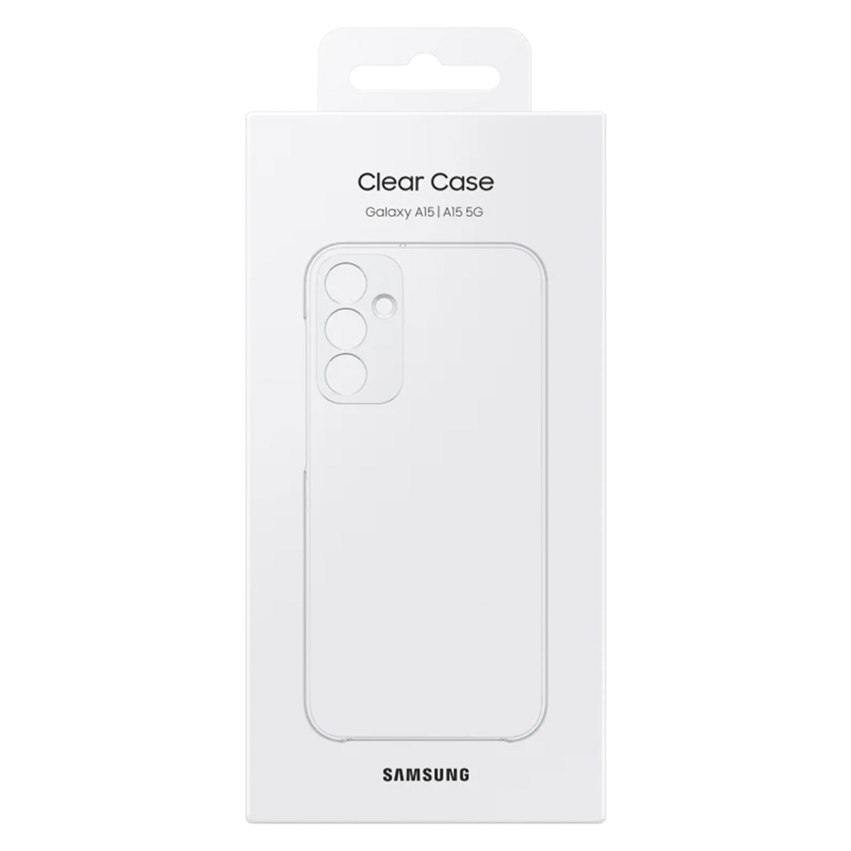 Originele Clear Hardcase Backcover Samsung Galaxy A15 (5G/4G) - Transparent - Afbeelding 5