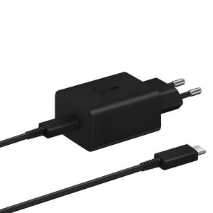 Samsung Originele Power Adapter met USB-C kabel - Oplader - USB-C aansluiting - Fast Charge - 45 Watt - 1,8 meter – Zwart