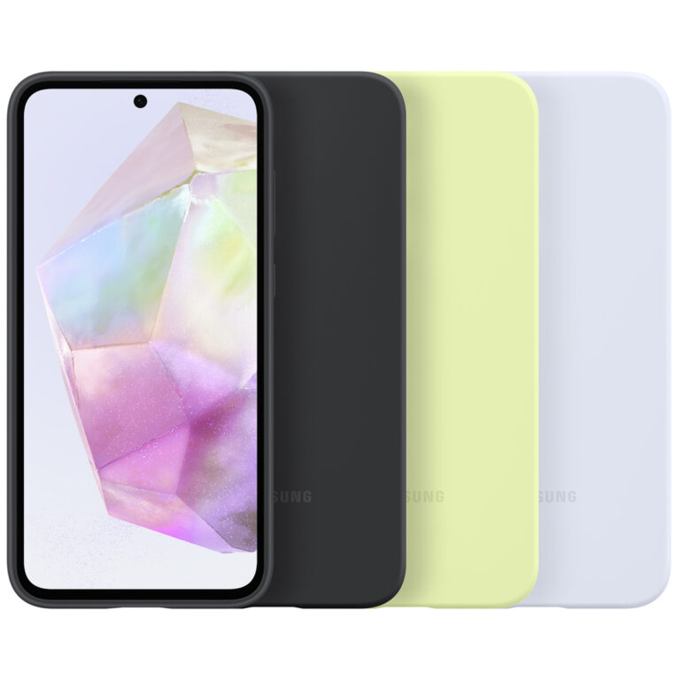 Samsung Originele Silicone Backcover Galaxy A35 - Lime - Afbeelding 5