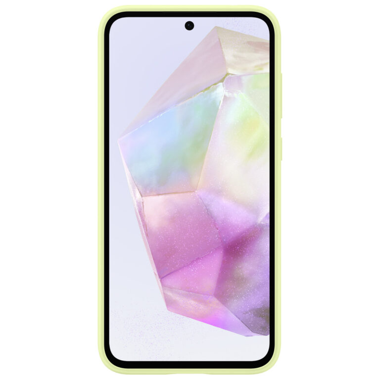 Samsung Originele Silicone Backcover Galaxy A35 - Lime - Afbeelding 4