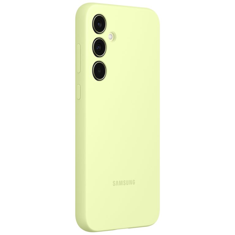 Originele Silicone Backcover Samsung Galaxy A35 - Lime - Afbeelding 3
