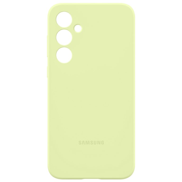 Originele Silicone Backcover Samsung Galaxy A35 - Lime - Afbeelding 2