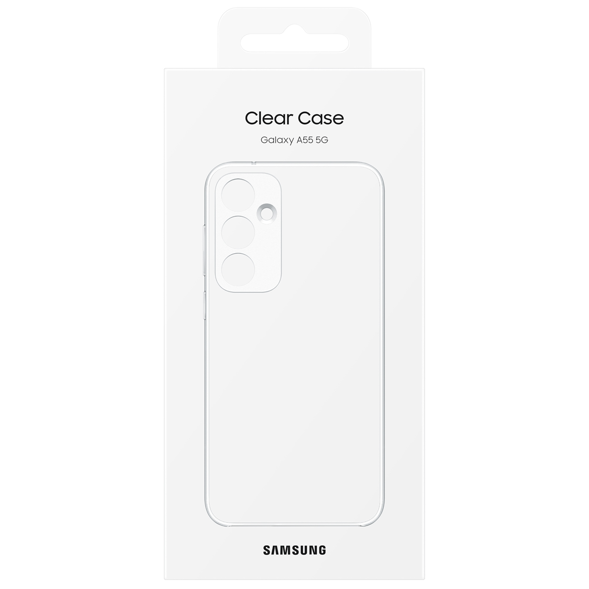Originele Clear Hardcase Backcover Samsung Galaxy A55 - Transparant - Afbeelding 2