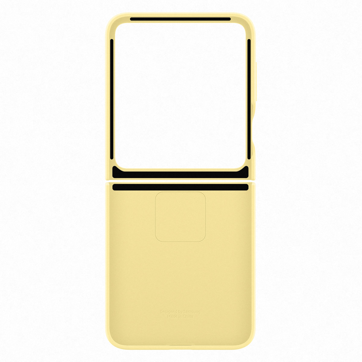 Originele KindSuit Vegan Leather Case Samsung Galaxy Z Flip 6 / Flip 7 FE - Yellow - Afbeelding 5