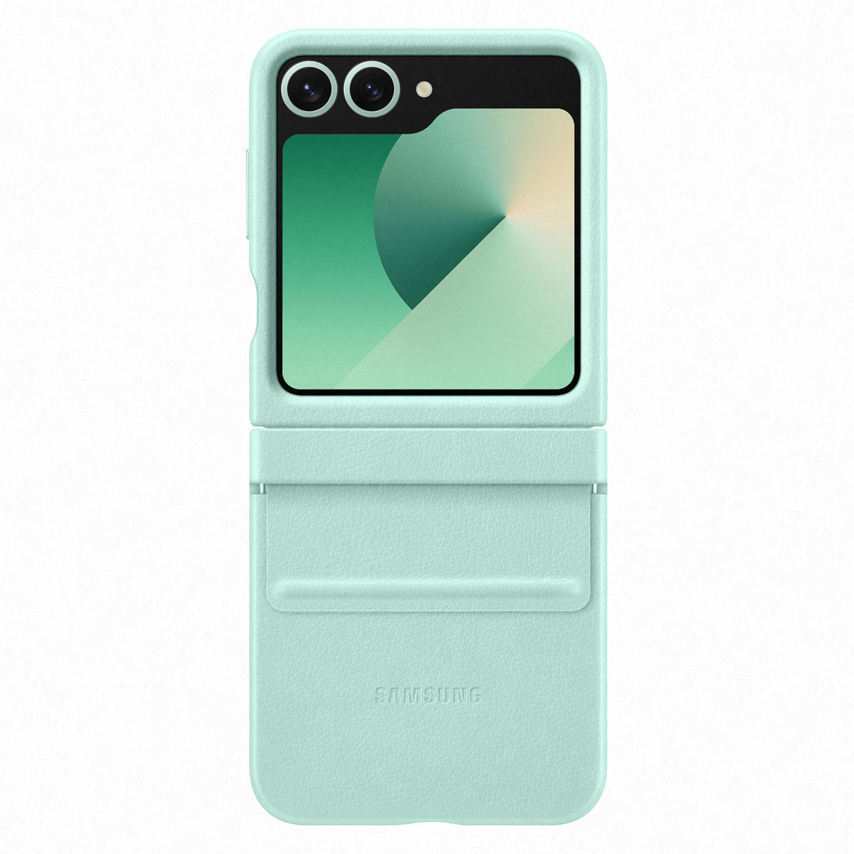 Originele KindSuit Vegan Leather Case Samsung Galaxy Z Flip 6 / Flip 7 FE - Mint - Afbeelding 4
