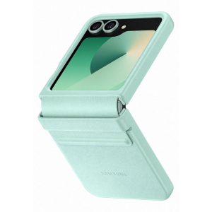 Originele KindSuit Vegan Leather Case Samsung Galaxy Z Flip 6 / Flip 7 FE - Mint